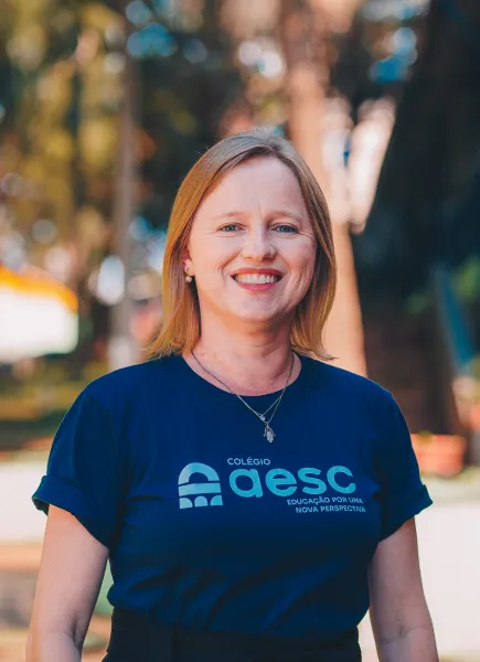 Imagen area da fachada do colégio AESC