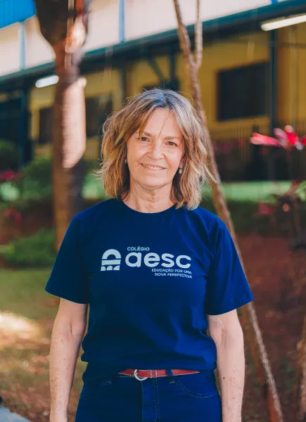 Imagen area da fachada do colégio AESC